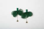 Earrings - One Green