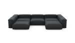 U-shape Sofa - Linen - Anthracite - 377CM X 241CM