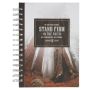 Hardcover Wirebound Journal - Stand Firm In The Faith