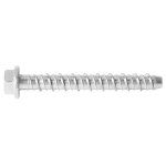 Concrete Screwbolt 5X75MM Hex Head With Flange Galvanized Box Of 100