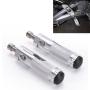 Speedpark 1 Pair Universal Folding Footrests Footpegs Foot Rests Pegs Rear Pedals Set 8MM Install Bolts Silver