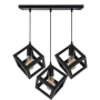 Urban Retro Indoor Linear Cluster Pendant Light