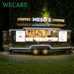 Catering Trailer Bubble Tea Bar Coffee Truck Stainless Steel