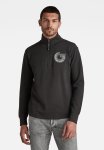G-star Raw Jirgi Half Zip Long Sleeve - Dark Black