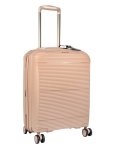 CELLINI Qwest 4 Wheel Carry On Trolley Rock Brown