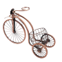 SLJ-75 Vintage Tricycle Tabletop Wine Rack