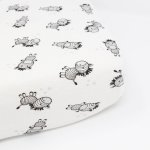 Zebra Cot Fitted Sheet - Standard 60X120CM
