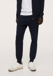 Weekend Textured Knit Joggers - Navy