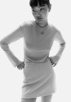 Textured Viscose-blend Top - Light Beige