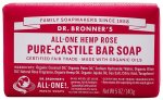 Dr. Bronner's Pure Castile Soap Bar - Rose