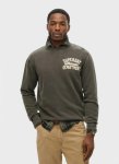 Vintage Athletic Crew Washed Black Sweatshirt - XXL Black