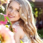 10PCS Elegant Faux Pearl Flower Shaped Hair Grab Clips Trendy Hair Decoration For Women And Daily Use Wear