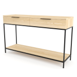 Vera Server With Drawers - White Oak
