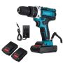 2 Speed 48V Cordless Drill Driver Electric Screwdriver Set Rotary Hammer