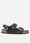 Birkenstock Milano Big Buckle Leather Narrow - Black