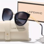 Linfemand Gradient Cat Eye Fashion Glasses For Women For Beach Party Vacation Sun Protection Holiday Gift