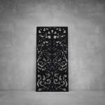 Wall Art D111 - 1040 X 535 X 20 Indoor Matt Silver Warm White
