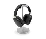 Ak Anklas Headphone Stand For Desk Premium & Minimalist Headset Holder With Round Or Oval Base For Gaming Office & Home Silver S