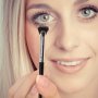1pc Professional Mascara Fan Brush For Natural Lifted Effects And Smooth Application - No Smearing Clumping Or Mess - Essential Eyelash Makeup Tool