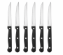 6 Piece - Stainless Steel Serrated Steak Knife Set