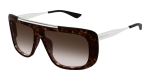 Sunglasses In Unisex Havana Silver Brown AM0492S-003 - Havana Onesize