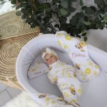 Wrap Set Swaddle Set Boho Flower Honey Bee