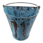 Half Round Wall Planter Blue 24CM