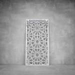Wall Art D133 - 2000 X 1000 X 20 Indoor Matt Silver Warm White