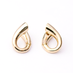 Goldair Gold Loop Hybrid Stud Earring - Gold