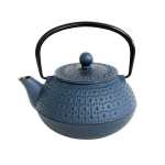 Iron Teapot Navy Blue 800ML