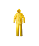 Hydro Yellow Rain Suit Virgin Pvc Hood Storm Flap