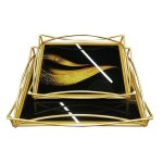 Rectangle Tray 2PC Flame