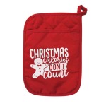 Christmas Calories Oven Gloves Pack Of 2