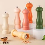 Morandi-inspired Manual Pepper & Salt Grinder - Adjustable Spice Mill For Kitchen Camping Picnics - Perfect Gift For Christmas &