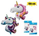 Balloon Helium Foil Unicorn 105CM F-04