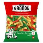 Pasta Grande Tricolour Screws 500GR