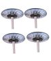 4X 600W Round Crystal Street Solar Lights