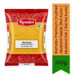 Premium Crushed Mustard Seeds Rai Kuria Mustard Dal Rai Na Kuria 200G - Essential Coarsely Split Mustard For Traditional Hom