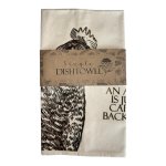 Printed Material Dish Towel - An Apron Is Just