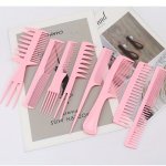 8PCS Hair Styling Comb Professional Hairdressing Comb Set For All Hair Types And Styles For Barber Salon Home Use Travel Essenti