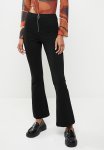 Plain Knit Trousers - Black