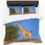 Giraffe On Horizon Duvet Cover Set By Fanie Heymans King