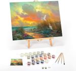 Ledgebay Diy Paint By Numbers Kit For Adults Framed Canvas: Beginner To Advanced Paint By Numbers Kit Kits Include Acrylic Paint
