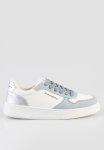 Sissy Boy Denim And Silver Sneaker - Blue & White
