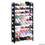 Stackable Shoe Rack Holds Up To 30 Pairs