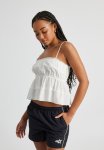 Luca Ruffle Top - White