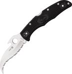 Spyderco C12SBK2W Matriarch with Wave