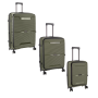 Cellini IPAK 3 Piece Luggage Set Army Green