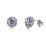 DESTINY Luna June/alexandrite Birthstone Earring With Swarovski Crystals