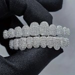2PCS 1PC Hip-hop Dental Grills Decoration For Men And Women Shining Tooth Accessories